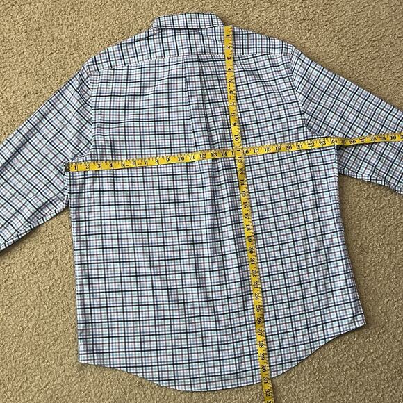 Lauren Ralph Lauren Mens Multicolor Plaid Long Sleeve Button Up Shirt Size Large - Picture 5 of 5